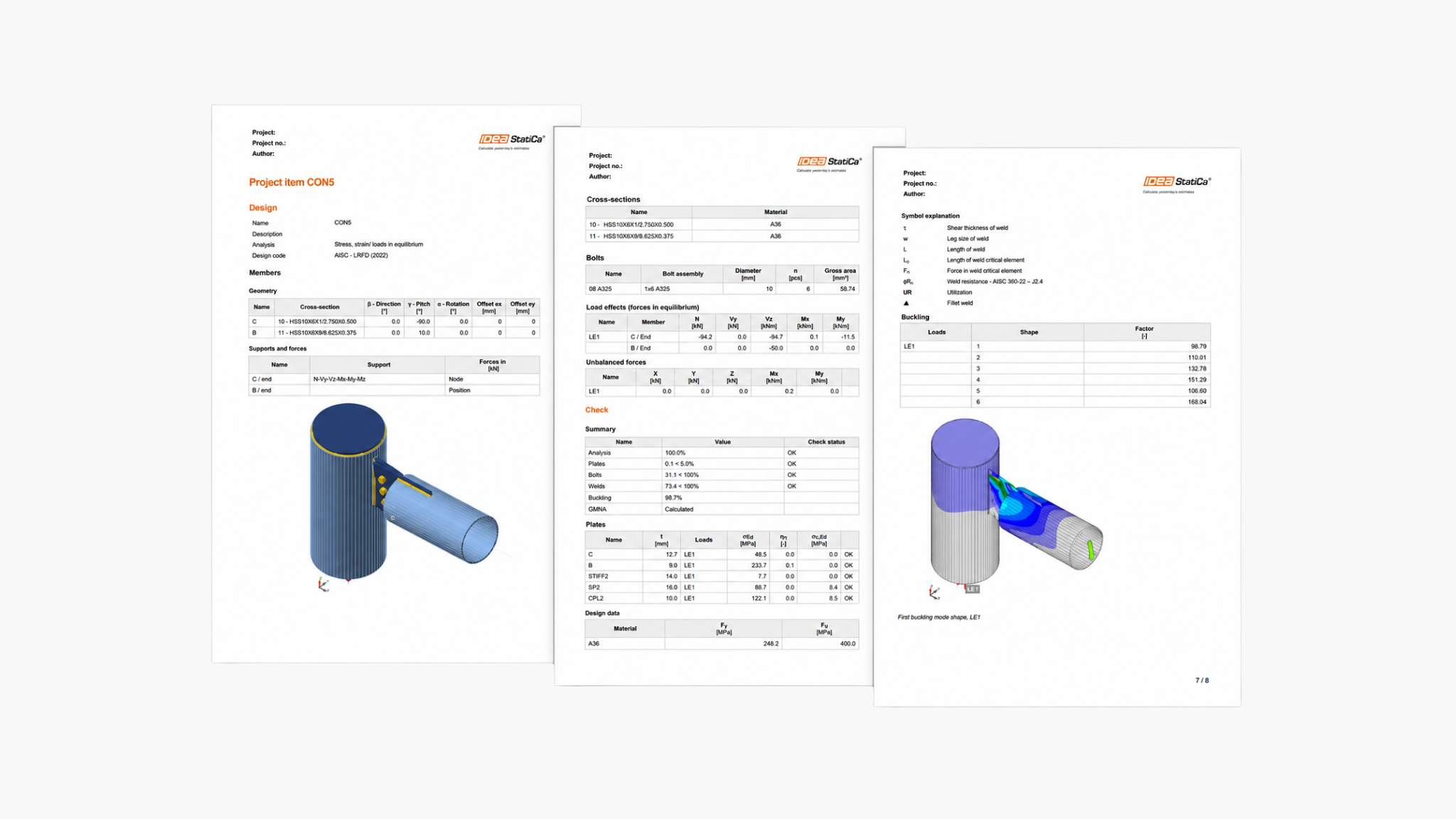 Design to report workflow